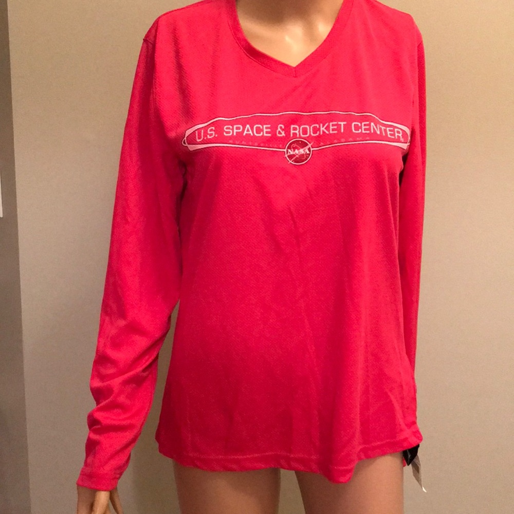 NWT silvertech NASA shirt raspberry hyperdrive
